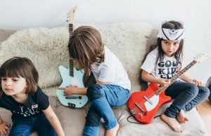 Kids Green Guitar
