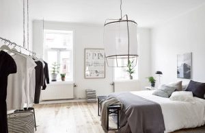 scandinavian style bed